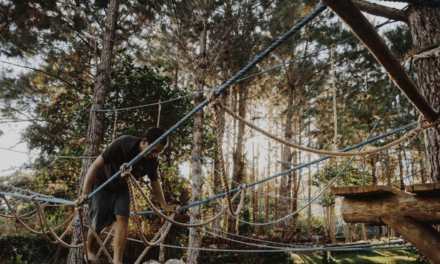 DIY Camping Obstacle Course